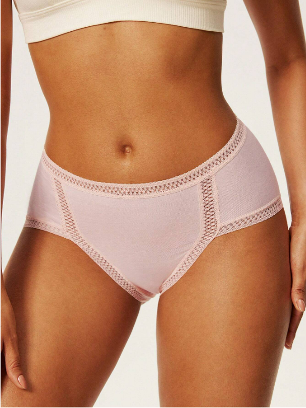 DUMMY - Pantis Luvlette  Encaje Talla alta colores pasteles  - L